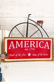 How To Make A Rustic Patriotic Wood Sign With Free Svg File Heart Filled Spaces