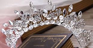 Silver Crystal Diamond Bride Bridal Handmade Flower Wedding Accessory Hair Head Band Flower Hair Accessories Wedding Crystal Bridal Tiaras Bridal Hair Jewelry
