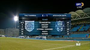 Ο απόλλων έγινε η 14η ομάδα της super league. Super League 2 O Pas Giannina Nikhths Sto Ntermpi 5 1 Ton Apollwna Smyrnhs
