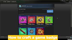 How To Craft A Game Badge Crafts Badge Games