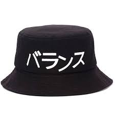 Share Get It Free Chic Japanese Words Print Bucket Hat For Menfor Fashion Lovers Only 80 000 Items New Arrival Hats For Men Hip Hop Hat Mens Bucket Hats