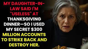 She Said I'm Useless at Thanksgiving Dinner — So I Used My Secret Accounts  to Strike Back