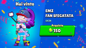 She has moderate health and moderate damage output, but has a very wide and long range. Youtube Video Statistics For Se Vinco Shoppo La Nuova Skin Di Emz Emz Fan Sfegatata Brawl Stars Ita Noxinfluencer