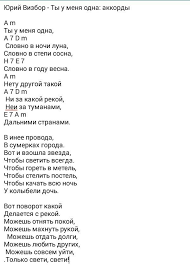 ты у меня одна словно в ночи луна песня Yurij Vizbor Ty U Menya Odna Akkordy Obuchenie Igre Na Gitare Pesni Ukulele Igra Na Gitare