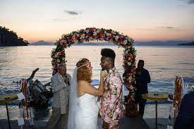 Fethiye Help Beach Wedding Photographs With Beverley And Louis Beach Wedding Beach Wedding Photography Europe Wedding