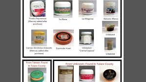 Skin Lightening Creams From Mexico Containing Mercury Sold In Tulare County Kmph