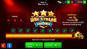 After pocketing all seven of your pool balls, you must pocket the black eight ball to win. What Are Your Thoughts On This Win Streak Challenge Has It Been Easy Or Hard For You 8ballpool