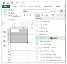 How To Add All Borders To Cells With Shortcuts In Excel