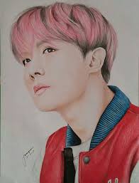 Let our free logo maker impress you with designs that include a pencil with a paintbrush on an oval palette, pencil in the shape of a megaphone, a pencil in the shape of a rocket and other unique designs! Bts Fanarts Color Pencil Drawings Compilation Army S Amino