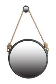 We even include some nautical rope diy ideas and decorating ideas as well. Black Round Rope Hung Mirror