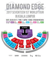 The singer came to malaysia last december for an exclusive showcase, and now, he's making his return to the country. Seventeen Diamond Edge In Kuala Lumpur Ticket Launch Details