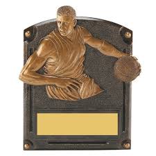 Basketball Male Legends of Fame Trophy/plaque With up to 4 Lines of Custom  Text