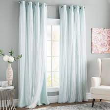 Brockham Blackout Thermal Grommet Curtain Panels Joss Main Panel Curtains Grommet Curtains Light Blue Curtains