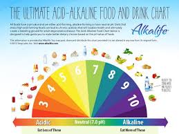 acid alkaline food chart ph balance alkalife