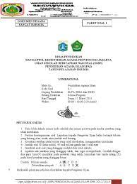 Soal latihan usbn smk tsm smk tahun ajaran 2018/2019deskripsi lengkap. Paket Soal Usbn Pai Smk