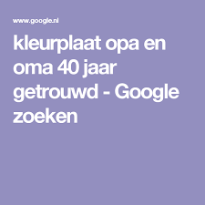Het zilveren huwelijk is een erg mooie gelegenheid om te vieren samen met familie en. Kleurplaat Opa En Oma 40 Jaar Getrouwd Google Zoeken 40 Jaar Kleurplaten