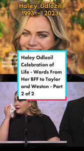 Haley Odlozil Celebration of Life Service