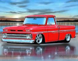Image result for Red 1966 Truck