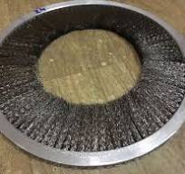Black Aluminium Inside Disc Brush, For Industrial, 25 mm at ...