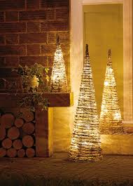 Add A Little Christmas Magic With This Set Of Three Tree Shaped Lights Displayed Together In Christmas Lights Outside Outdoor Christmas Lights Christmas Lights