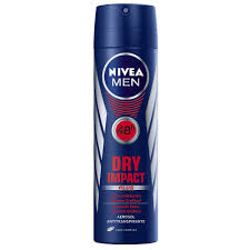 Desodorante Aerosol Nivea For Men Dry Impact Plus 150ml Desodorante Desodorante Masculino Antitranspirante