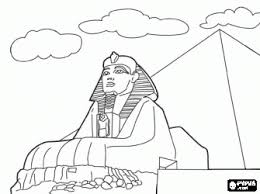 Sphinx Coloring Page Carved Into The Limestone Of The Giza Plateau Egypt Coloring Page Cartoon Coloring Pages Ancient Egypt Crafts Coloring Pages