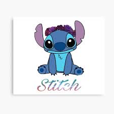 Mon aventure avec stitch stitch disney stich dessin dessin stitch. Impressions Sur Toile Sur Le Theme Cute Stitch Redbubble