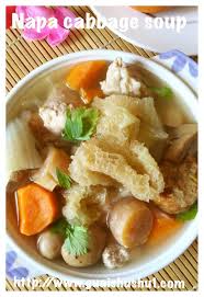 Well, it is a traditional chinese cooking ingredient that contains rich proteins and nutrients such as phosphor and calcium. Fish Maw Napa Cabbage Soup Guai Shu Shu