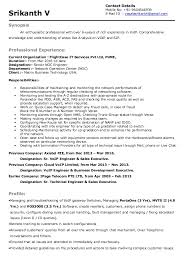 Srikanth Resume