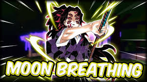 Maxed Moon Breathing Style Showcase In Wisteria Roblox Youtube