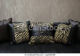Leopard print sofa sold rubislaw interiors. Copy Leder Space Innere Modern Leopard Couch Kissen Haut Daheim Canstock