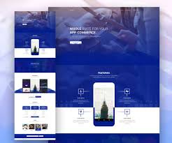 Your resource to discover and connect with designers worldwide. App Landing Page Website Template Download Psd