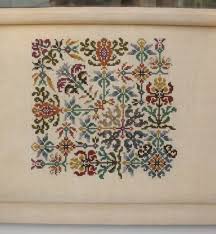 A lacy, easter tapestry ornament design which matches #164 easter tapestry. 6 Tapestry From Ink Circles Estevi Cross Stitch Sampler Patterns Cross Stitch Samplers Cross Stitch Patterns