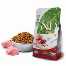 Pursuing this philosophy, farmina has developed the innovative line n&d quinoa, which is a functional limited ingredient line formulated to meet the special nutritional needs of cats. Buy Farmina N D Grain Free Chicken Pomegranate Adult Cat Food 1 5 Kg Online