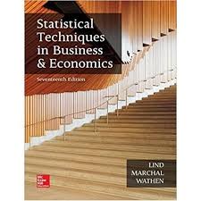 Statistical Techniques In Business And Economics 17th Edition Isbn 13 978 1259666360 Business And Economics Economics Harvard Law School