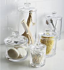 These glass canisters are the clear choice for countertop storage. Glass Canisters Tile Mountain
