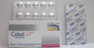 دواعي استعمال دواء كوبال أقراص وكوبال اف. Ø³Ø¹Ø± ÙˆÙ…ÙˆØ§ØµÙØ§Øª Ø§Ù‚Ø±Ø§Øµ Cobal F ÙƒÙˆØ¨Ø§Ù„ Ù Ù„Ø¹Ù„Ø§Ø¬ Ù†Ù‚Øµ ÙÙŠØªØ§Ù…ÙŠÙ† Ø¨ 12