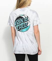 Santa Cruz Black And Blue Tie Dye Shirt Pin On Clothing