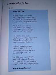 Ia berasal dari parsi dan telah. Poinnya 30 Lho Tolong Ya Buat Besok Nih Tolong Simpulkan Isi Syair Perahu Perlarik Perbaris Brainly Co Id