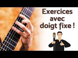 Fixer Un Doigt Exercices A La Guitare Pour La Main Gauche Youtube Apprendre La Guitare Tablature Guitare Partition De Guitare