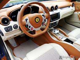 Ferrari Ff Interior White And Brown Wood Interior Ferrari Cockpit Pebble Beach