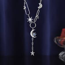 Necklace with Stars and Moon