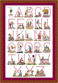 Use to personalize gifts, stitch verses, wedding today i'm sharing a cross stitch alphabet chart for monograms on clothing and linens. Counted Cross Stitch Alphabet Of Children Kits Patterns