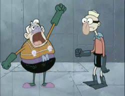 The playstation 2, nintendo gamecube, xbox, game boy advance, and pc. Spongebuddy Mania Spongebob Transcripts Mermaid Man Barnacle Boy Vi The Motion Picture