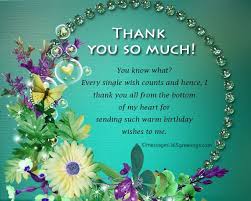 I feel blessed to have such wonderful friends and family. Thank You Message For Birthday Wishes On Facebook 365greetings Com Thank You For Birthday Wishes Thanks For Birthday Wishes Thank You Messages For Birthday