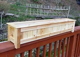 Demonstration of a trex designer deck railing installation. Wood Deck Planter Deck Planters Outdoor Deck Box Deck Planter Boxes