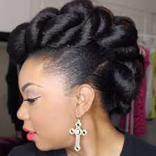 Stunning Wedding Hairstyles For Black Women Natural Hair Styles Womens Hairstyles Messy Hairstyles