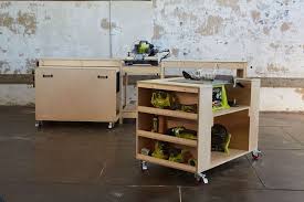 Ultimate Roll Away Workbench With Miter Saw Stand Diy Table Saw Workbench Diy Workbench