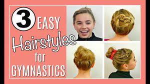 Try this style on day 2, or even day 3 hair, as your hair will have less slip. 3 Easy Hairstyles For Gymnastics A Messy Bun Tutorial Youtube