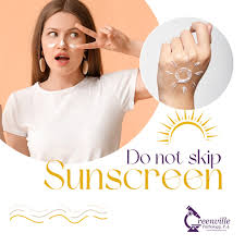 don't skip sunscreen